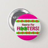 Hoera voor Hooters Button (Voorkant /achterkant)
