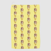 Hoera voor ijskap golfhanddoek (Voorkant)