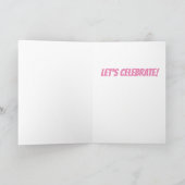 HOERA VOOR MIJN **** OP ONZE VERJAARDAG **** KAART (Binnen)