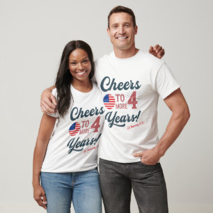 Hoera voor nog 4 jaar t-shirt