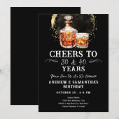 Hoera voor Whiskey Double Adult Birthday Kaart (Voorkant / Achterkant)