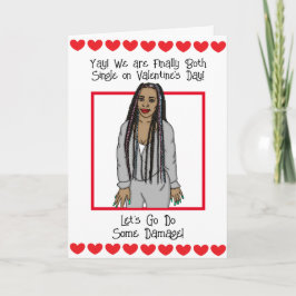Hoera, we zijn allebei vrij op Valentijnsdag! Kaar Kaart