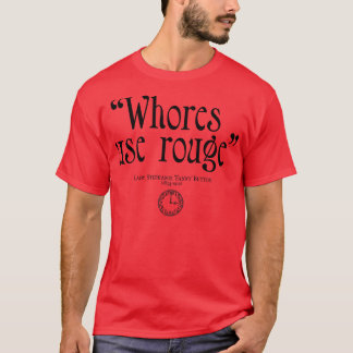 Hoeren gebruiken rouge Fanny Button BBC Ghosts T-shirt