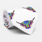 Hoerland, meerdere kleuren. vee, stier. stropdas (Opgerold)