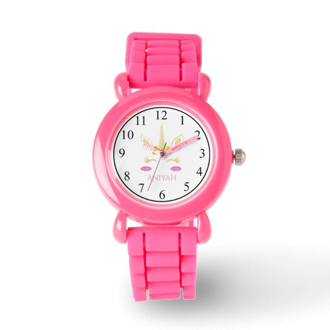 Hoes gezicht horloge (Voorkant)