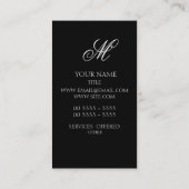 Hoes Visitekaartje (Achterkant)