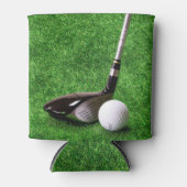 Hoes voor drankblikjes voor golfers blikjeskoeler (Voorkant)