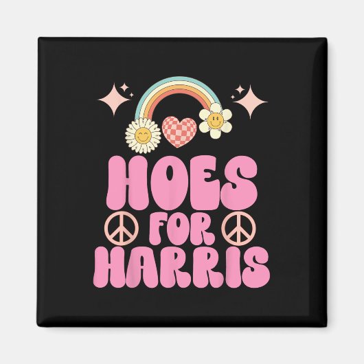 Hoes voor Harris Funny Kamala Voter 2024 Wheimer H Magneet (Voorkant)