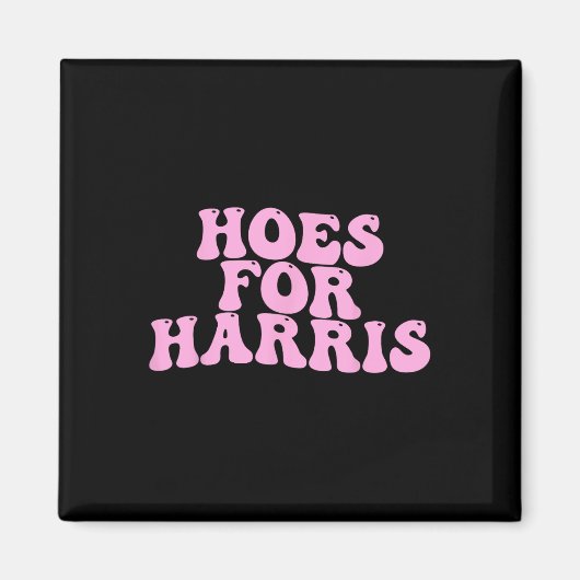 Hoes voor Harris Funny Kamala Voter 2024 Wheimer H Magneet (Voorkant)