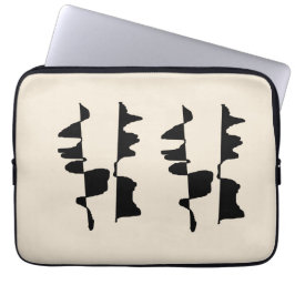Hoes voor Laptop - Abstract Dual Face