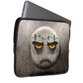 Hoes voor laptop Frankenmoji Retro (Voorkant Rechts)