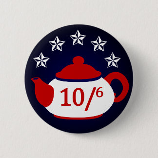 Hoes voor President:  Tea Party Button