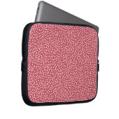 hoes voor rode polka dot-laptop (Voorkant Rechts)