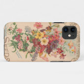 Hoes voor vintage bloemenzaadpakket telefoonhoes (Achterkant (horizontaal))