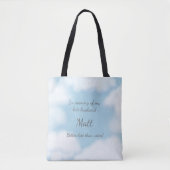 "Hoesband beter laat dan nooit" Funny Custom Tote Bag (Voorkant)