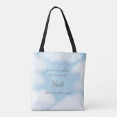 "Hoesband beter laat dan nooit" Funny Custom Tote Bag (Achterkant)