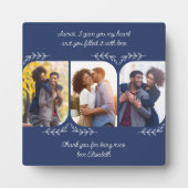 Hoesband Loving Words 3 Verticale Foto Collage Fotoplaat (Voorkant)