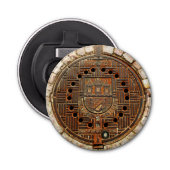Hoesje 4 mangat (Praag) Button Flesopener (Voorkant)