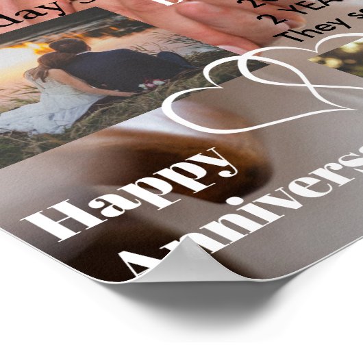 Hoesje aangepast magazijn 2 jaar Jubileum Poster (Hoek)