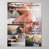 Hoesje aangepast magazijn 2 jaar Jubileum Poster (Voorkant)