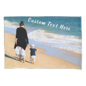 Hoesje Aangepaste fototekstproefpop met uw foto's Kussensloop (Voorkant)