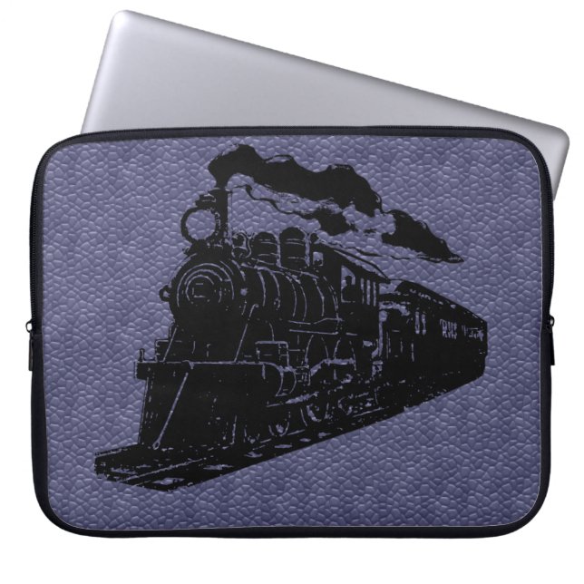 Hoesje Aangepaste  kleurentrein Laptop Sleeve (Voorkant)