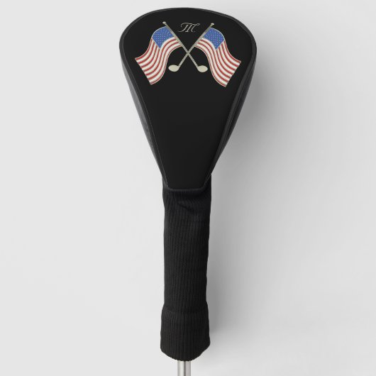 Hoesje Amerikaanse vlag Golf Golfheadcover (Voorkant)