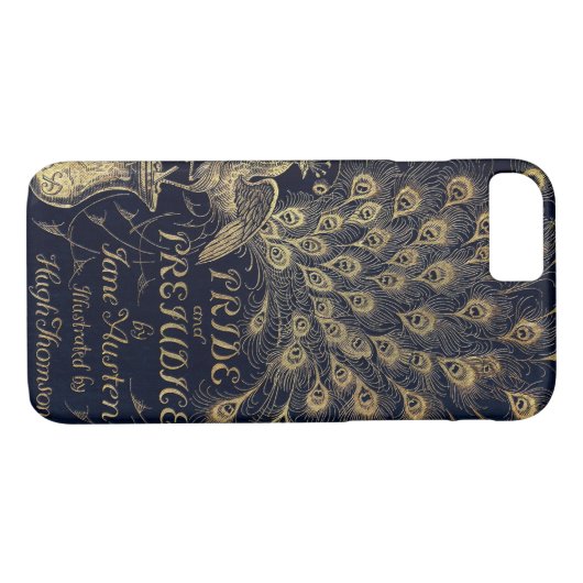 Hoesje Antiek Pride and Prejudice Peacock Edition (Achterkant (Horizontaal))
