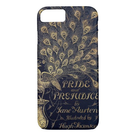 Hoesje Antiek Pride and Prejudice Peacock Edition (Achterkant)