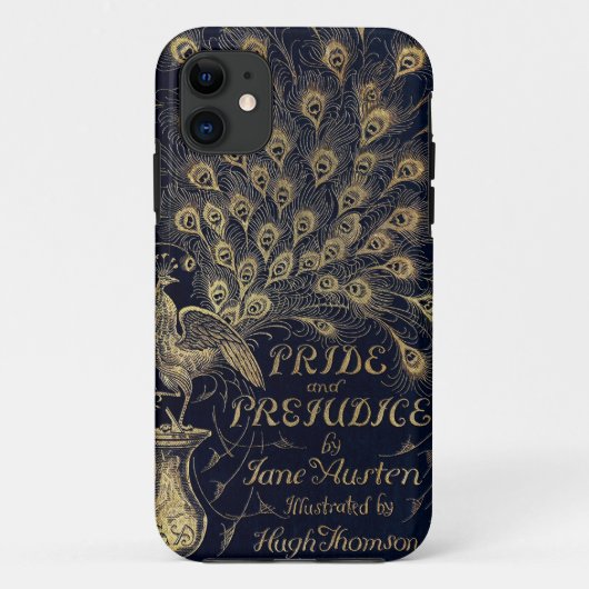 Hoesje Antiek Pride and Prejudice Peacock Edition (Achterkant)