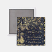 Hoesje Antiek Pride and Prejudice Peacock Edition Magneet (Voorkant / Achterkant)