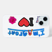 Hoesje Apple iPhone 15 (Achterkant (horizontaal))