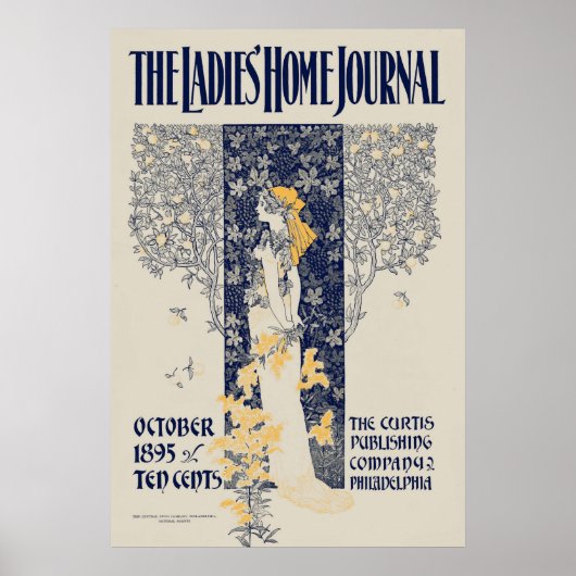 Hoesje Art Nouveau Magazine uit 1895 Poster (Voorkant)