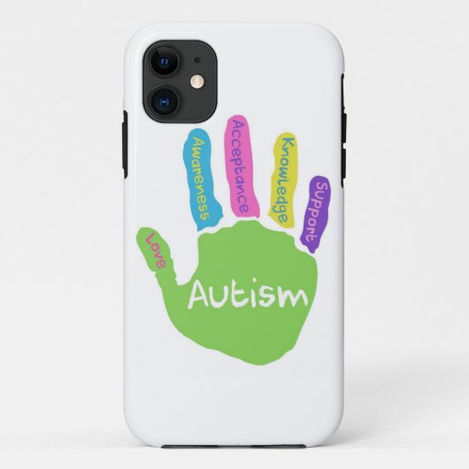 Hoesje Autism Acceptance voor iPhone (Achterkant)