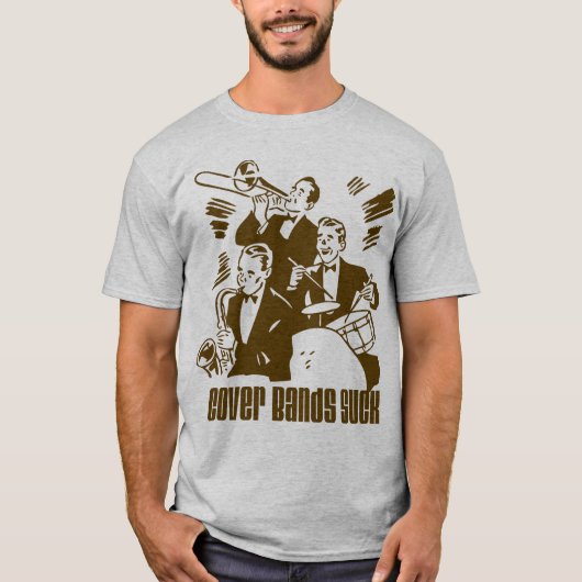 Hoesje Bands Suck T-shirt (Voorkant)