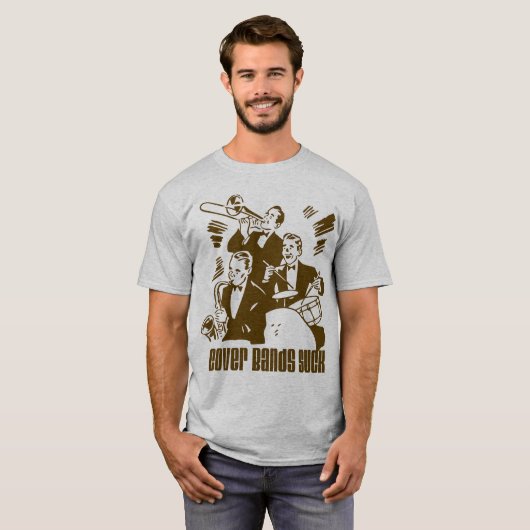 Hoesje Bands Suck T-shirt (Voorkant volledig)