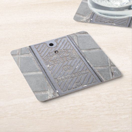 Hoesje Barcelona, Spanje - Onderzetter (Schuin)