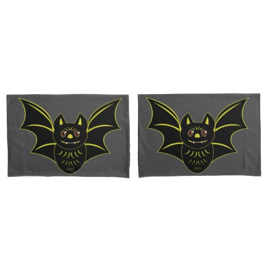  Hoesje Bat Pillow Kussensloop (Voorkant-Set)
