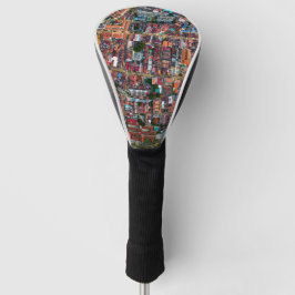 Hoesje bestuurder, wit - over Penang Golfheadcover