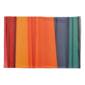 Hoesje Blauw Oranje Rood Kussensloop (Achterkant)