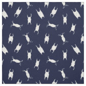 Hoesje Blauw wit patroon Stof (Swatch)