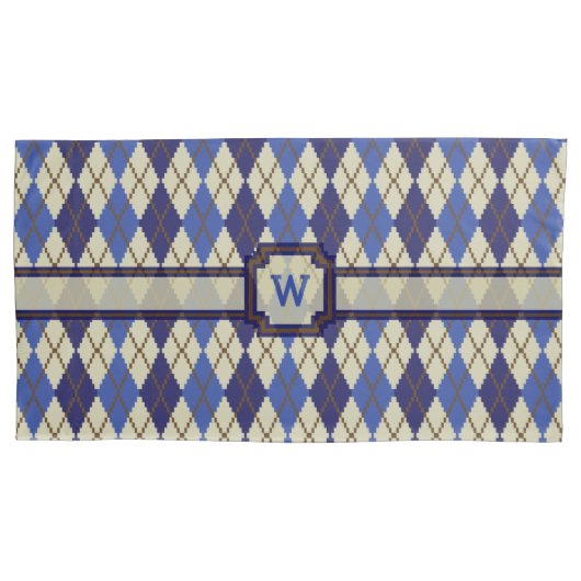 Hoesje Blueberry Scone Argyle Pillow Kussensloop (Voorkant)