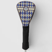 Hoesje Blueberry Scone Argyle-stuurprogramma Golfheadcover (Voorkant)
