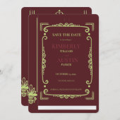  Hoesje boek | Boekthema Opslaan datum Kaart (Voorkant / Achterkant)