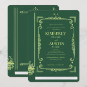  Hoesje boek | Boekthema Weddenschap Kaart (Voorkant / Achterkant)