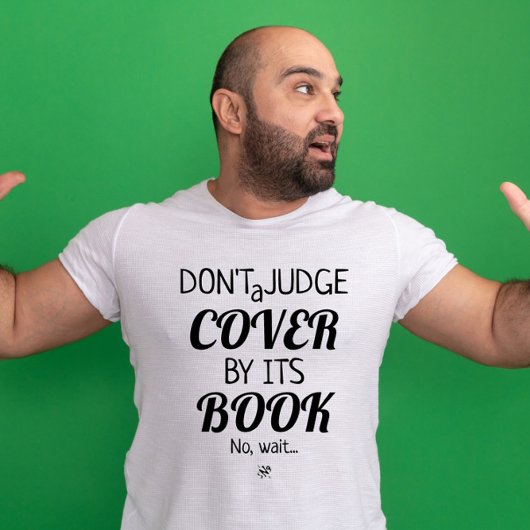 Hoesje & boek gezegde Joke v3 T-shirt