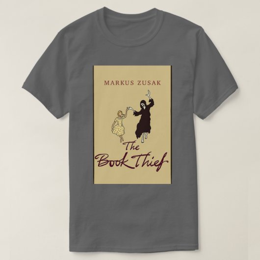 Hoesje Boekdief van Markus Zusak T-shirt (Design voorkant)