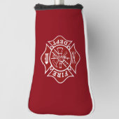 Hoesje brandweerluis / brandweerman golfheadcover (Draai 90)