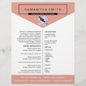 Hoesje brief resumé professionele cv (Voorkant)