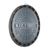 Hoesje Brooklyn Blue Dartbord (Voorkant Links)